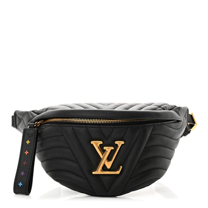 Louis Vuitton Calfskin Quilted New Wave Bumbag Black 1 of 9