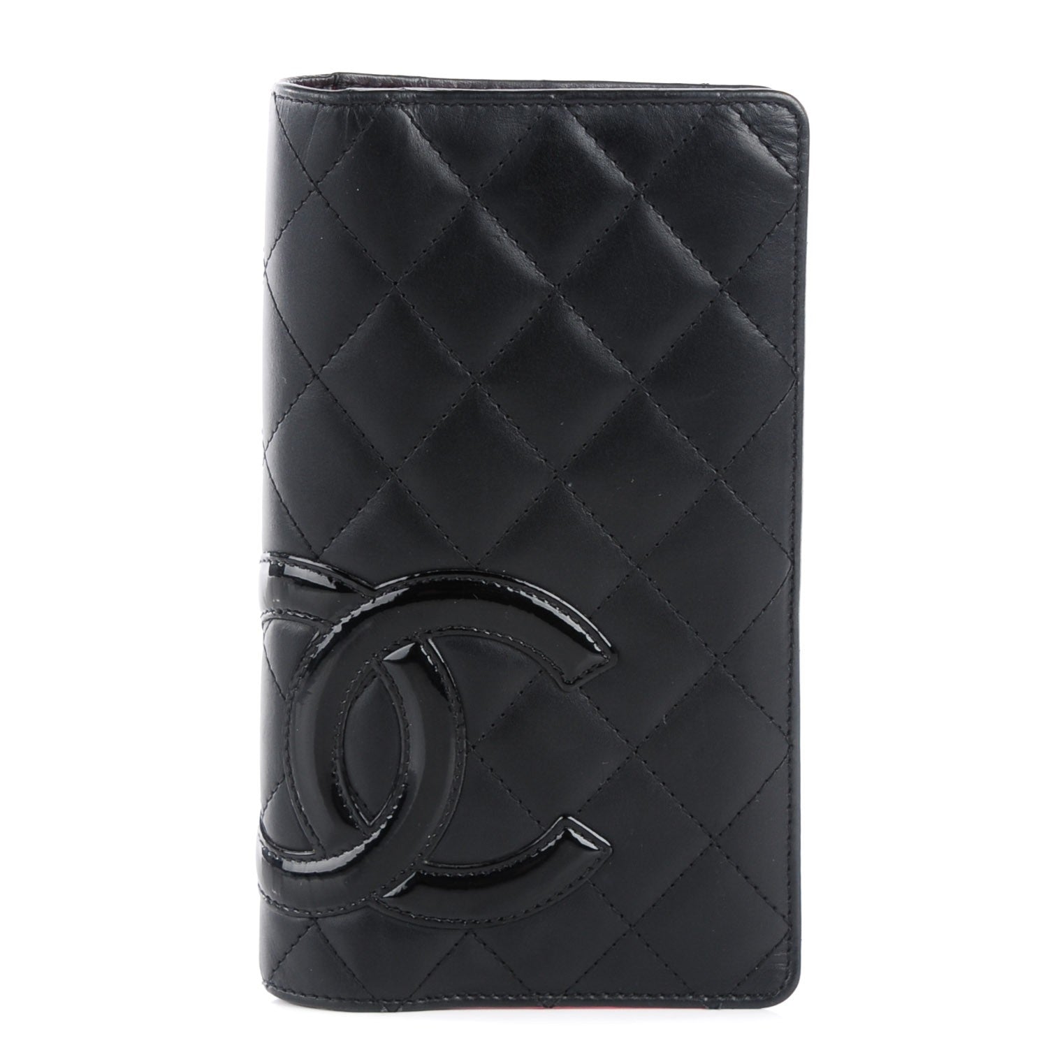 Chanel Calfskin Quilted Cambon Yen Wallet Black 1 of 8
