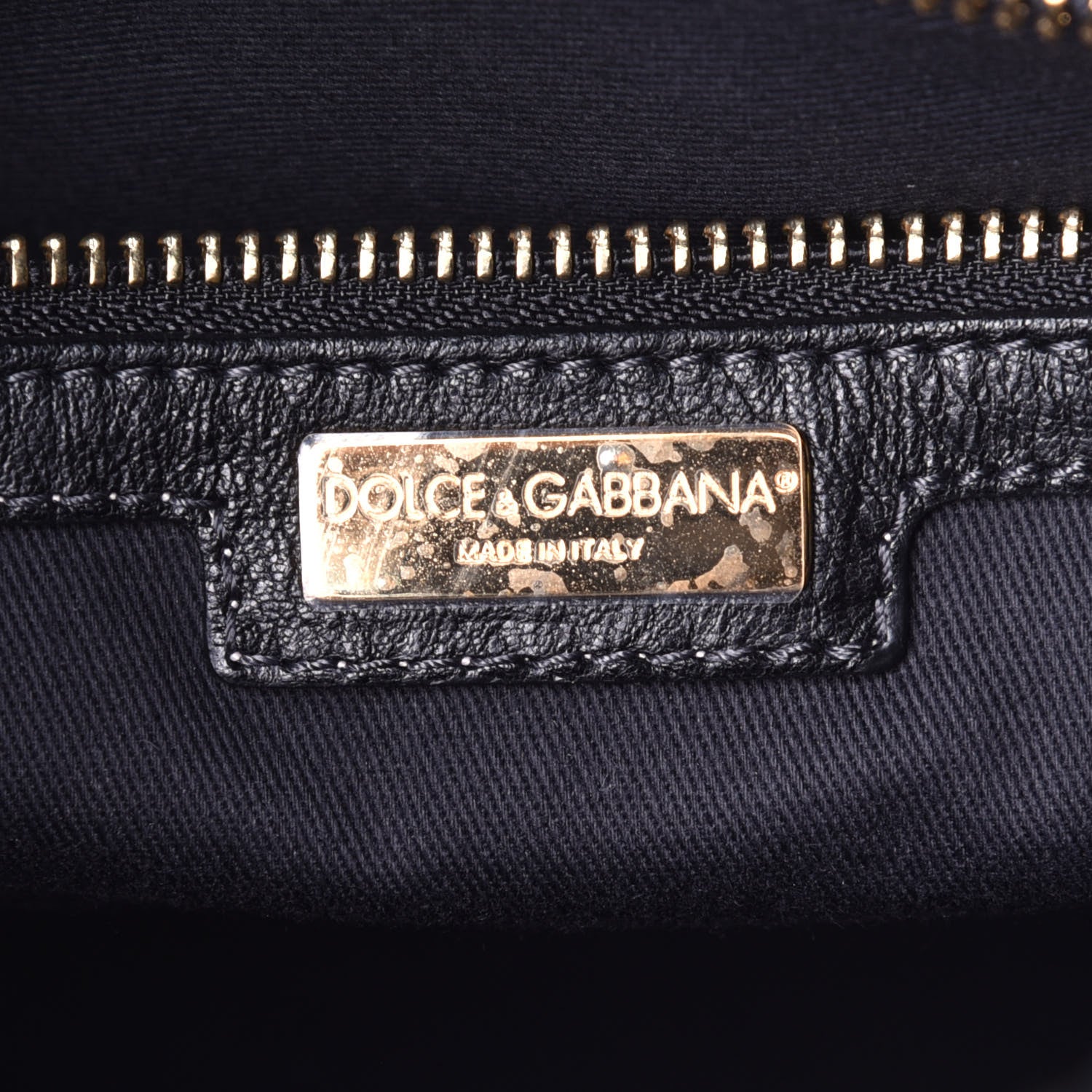 Dolce & Gabbana Patent Leopard Print Shopping Tote Purple Black 6 of 8