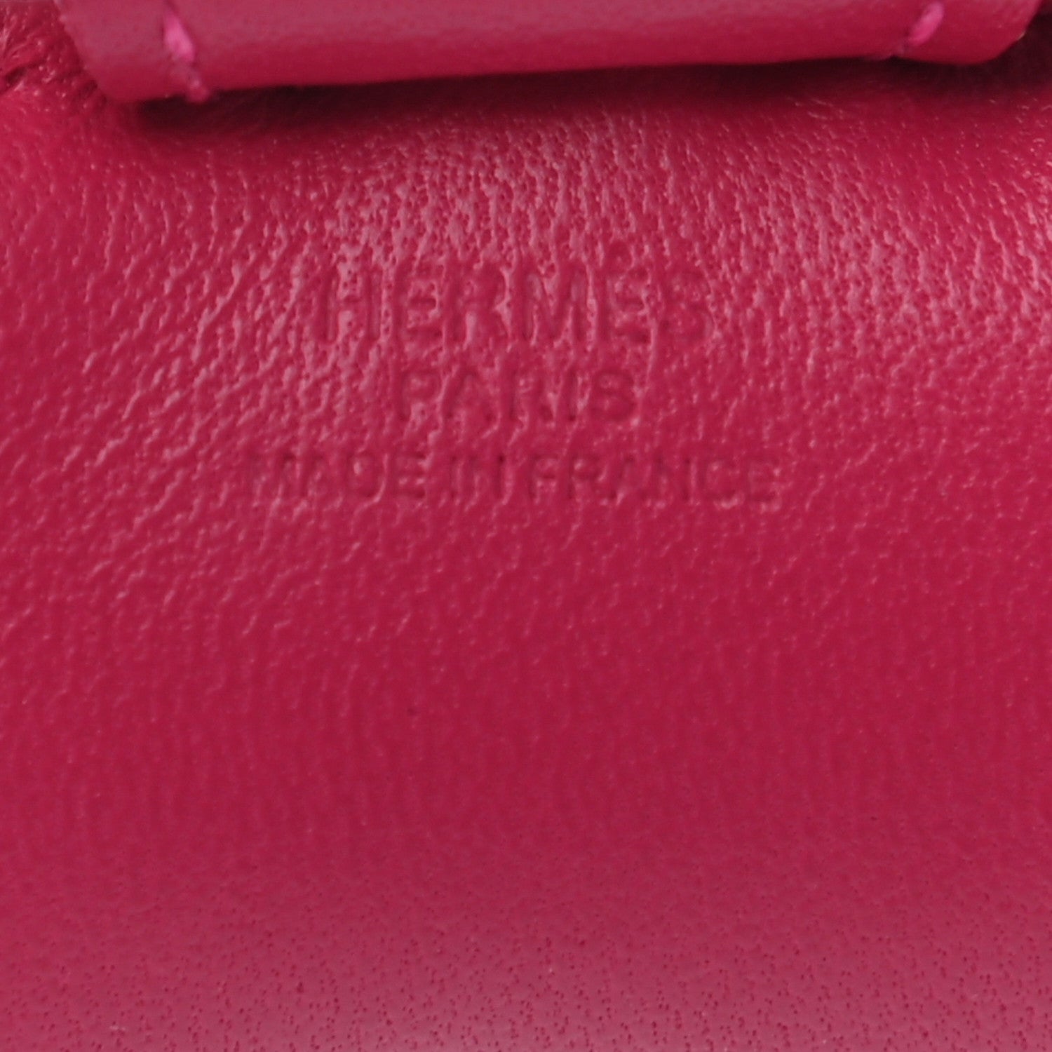 Hermes Milo Lambskin Grigri Rodeo Horse Bag Charm PM Rose Mexico 5 of 5