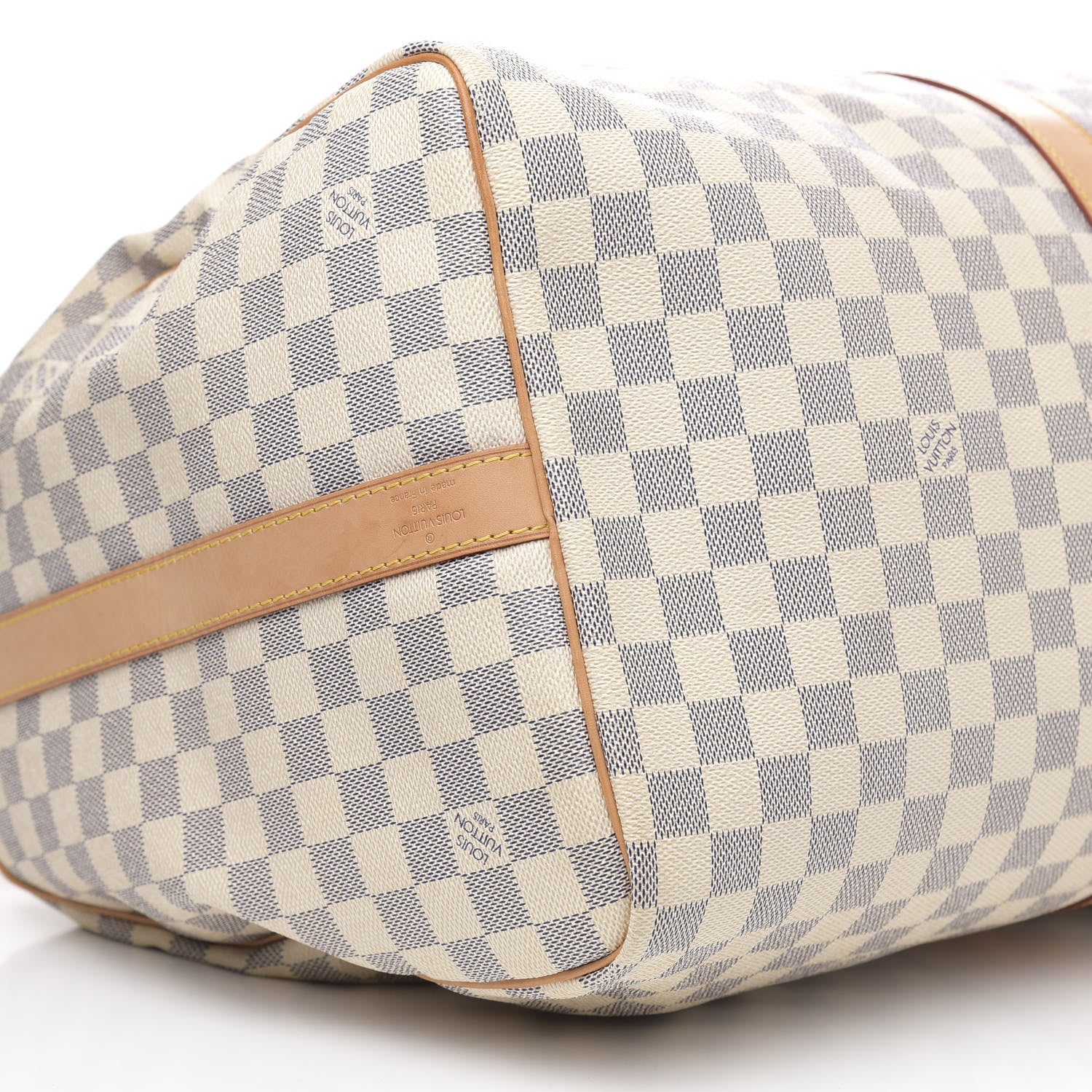 Louis Vuitton Damier Azur Keepall Bandouliere 55 7 of 16