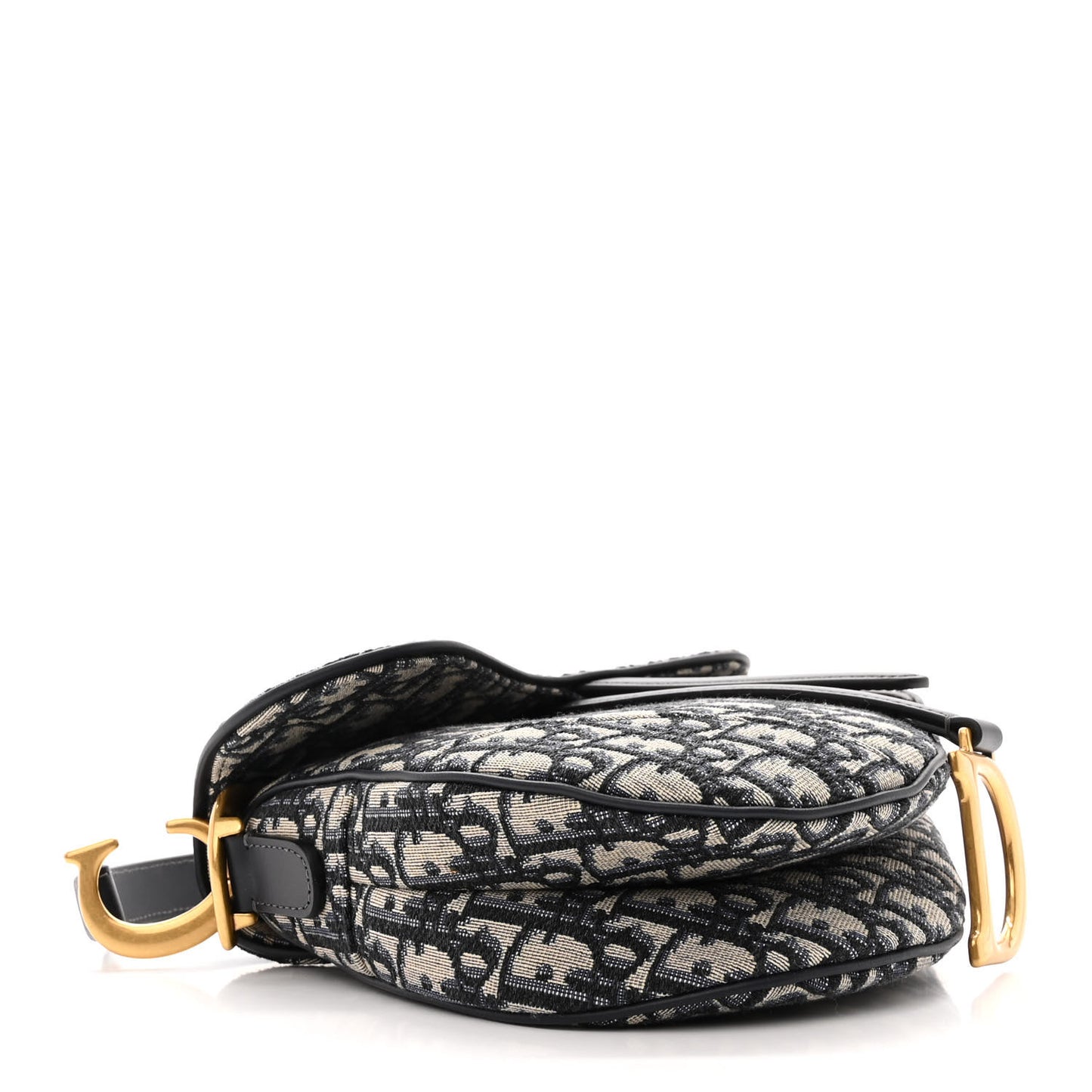 Oblique Saddle Bag Blue