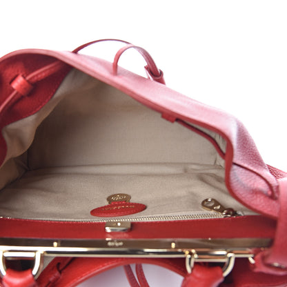 Mulberry Small Classic Grain Kensington Poppy Red 6 of 11