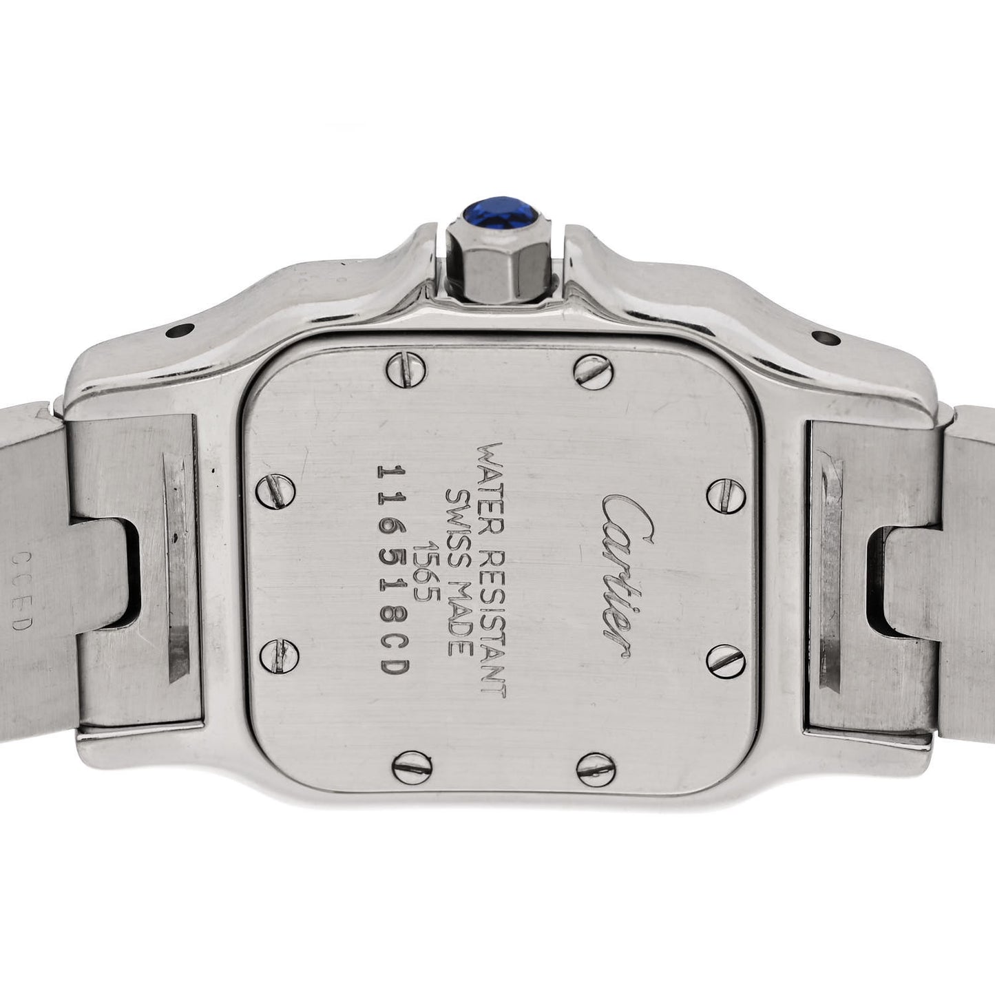 Stainless Steel 24mm Santos de Cartier Galbee Quartz Watch
