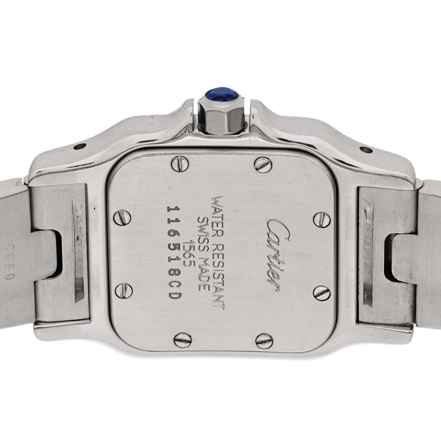 Cartier Stainless Steel 24mm Santos de Cartier Galbee Quartz Watch 4 of 4