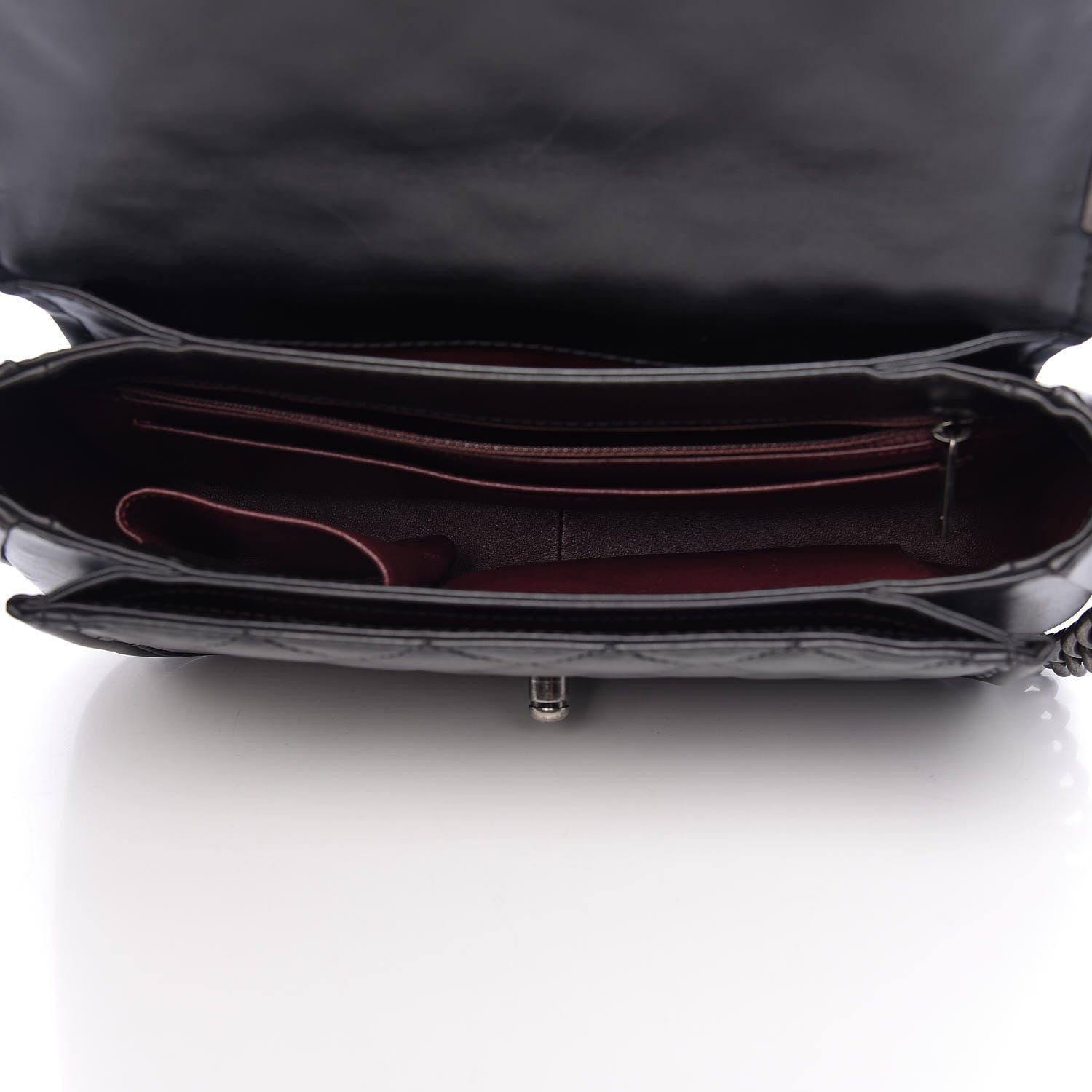 Chanel Calfskin Quilted Large Prestige Top Handle Flap Black 5 of 21