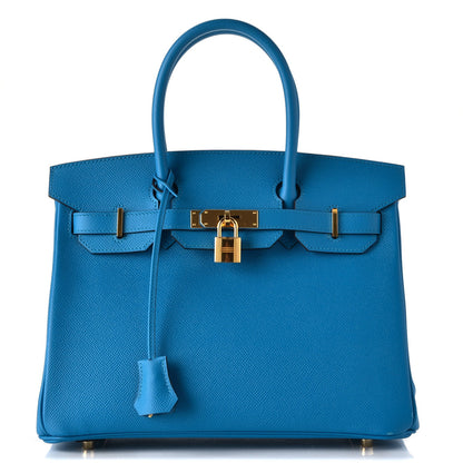 Hermes Epsom Birkin 30 Bleu Zanzibar 1 of 43