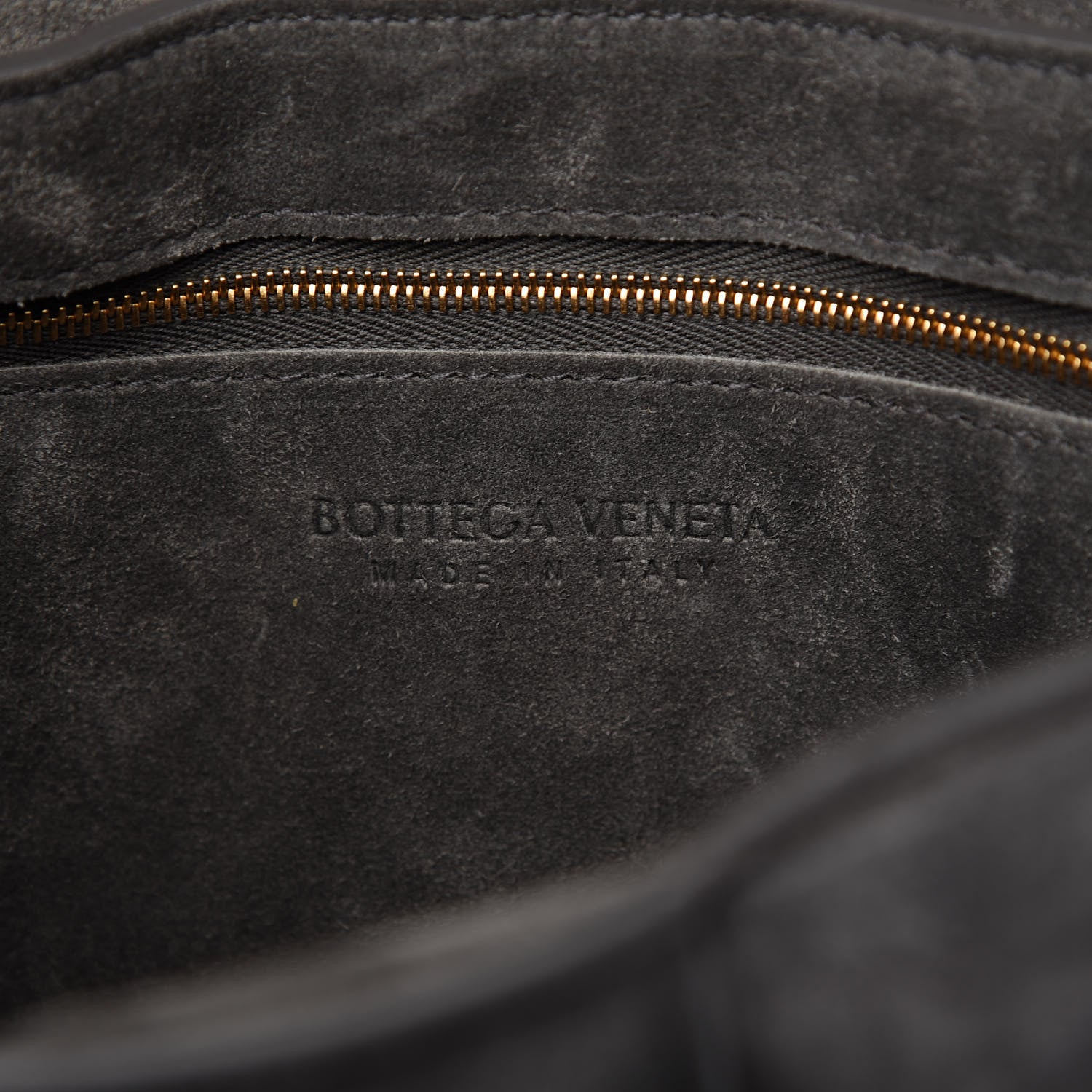 Bottega Veneta Suede Maxi Intrecciato Padded Cassette Crossbody Bag Graphite 8 of 8