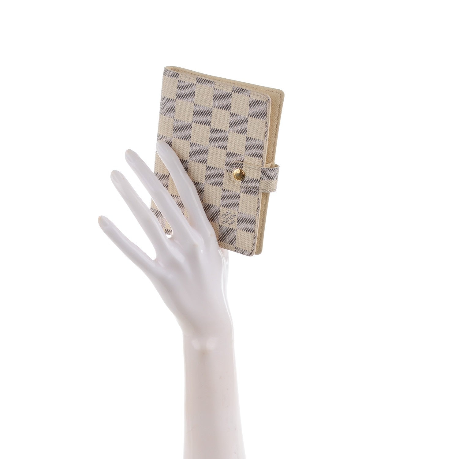 Louis Vuitton Damier Azur Small Ring Agenda Cover 2 of 7