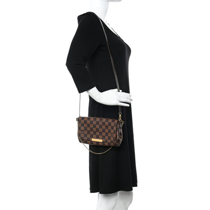 Louis Vuitton Damier Ebene Favorite PM 3 of 13