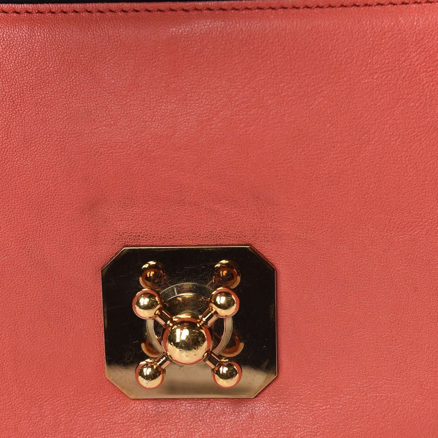 Chloe Goatskin Medium Elsie Shoulder Bag Coral Pop 16 of 16