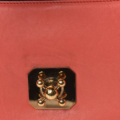 Chloe Goatskin Medium Elsie Shoulder Bag Coral Pop 16 of 16