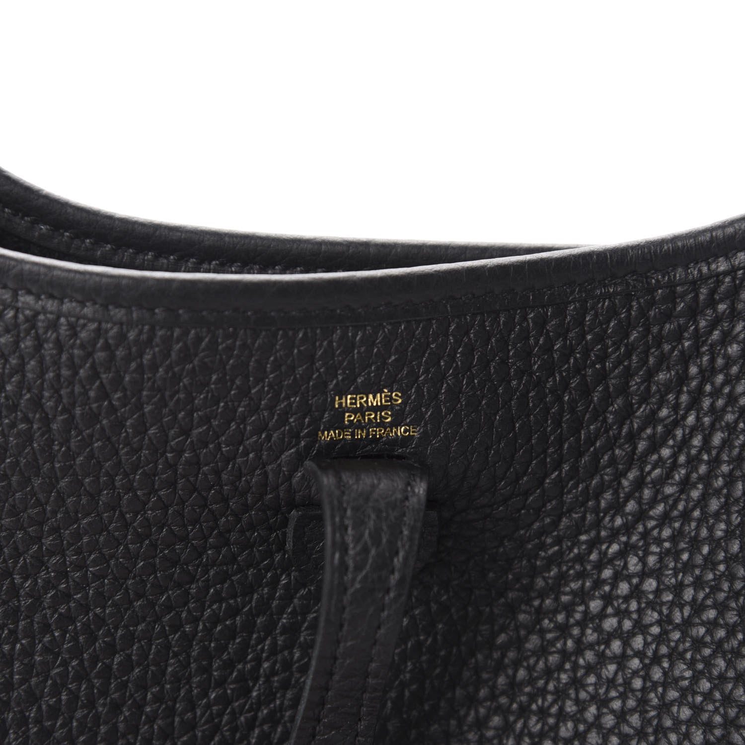 Hermes Taurillon Clemence Evelyne TPM Black 9 of 11