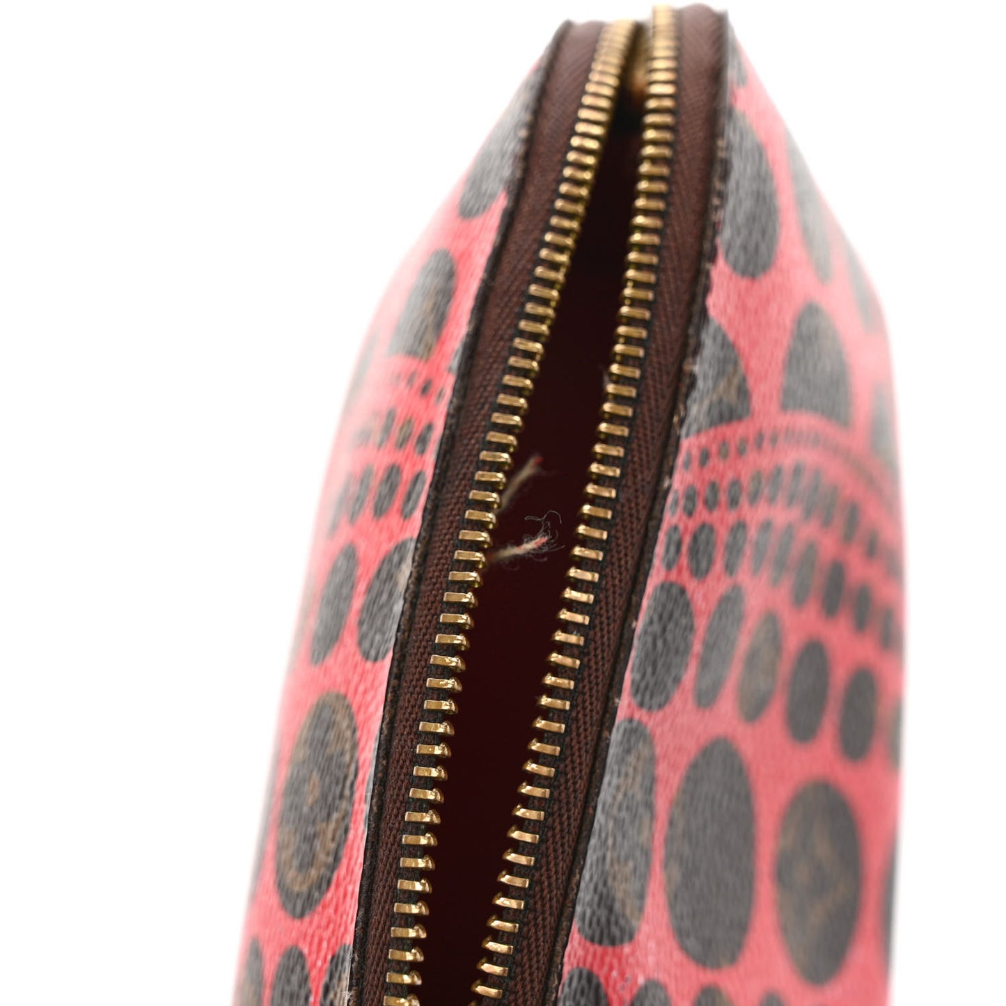 Monogram Kusama Pumpkin Dots Cosmetic Pouch Red