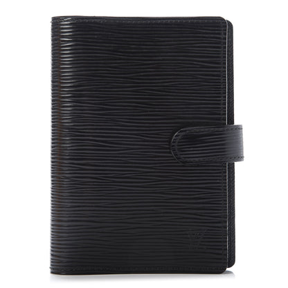 Louis Vuitton Epi Small Ring Agenda Cover Black 1 of 9