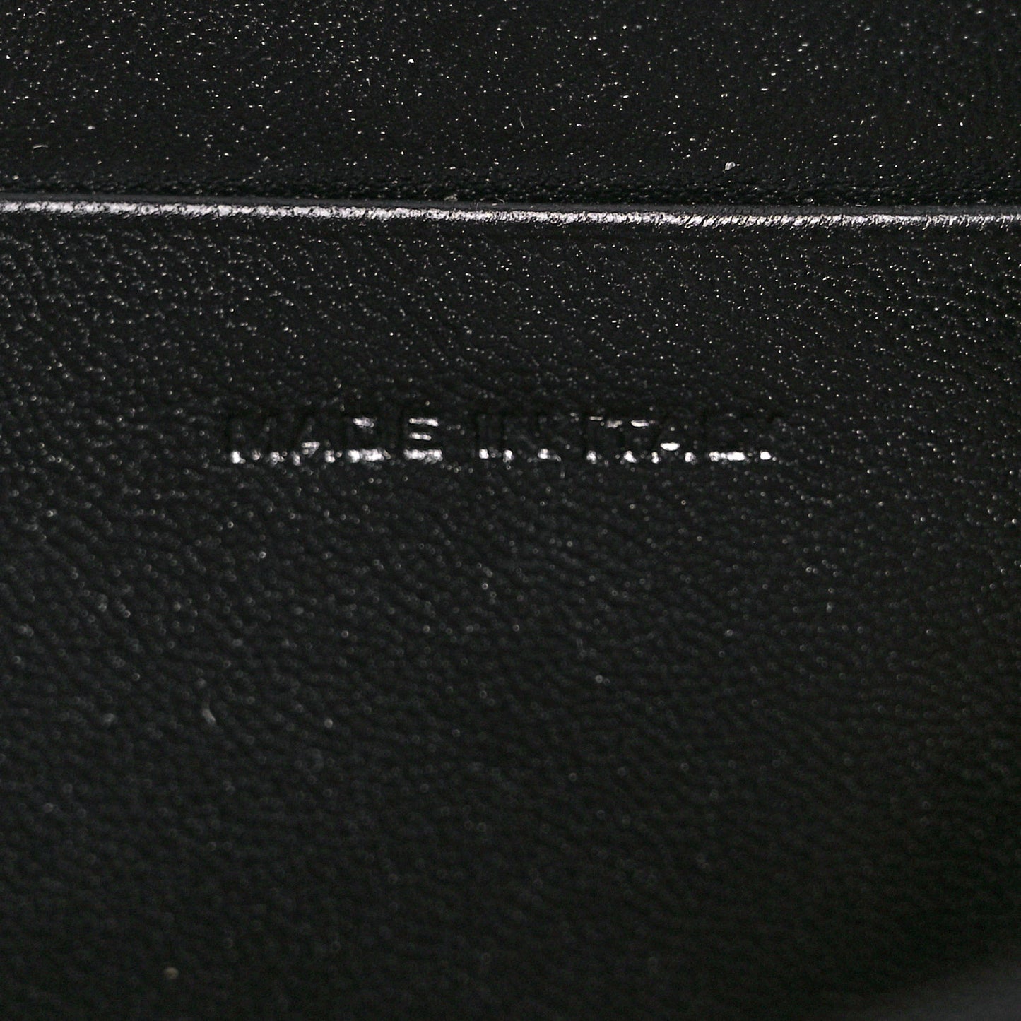 Grain De Poudre Monogram Cassandra Chain Wallet Black