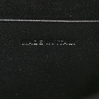 Saint Laurent Grain De Poudre Monogram Cassandra Chain Wallet Black 7 of 9
