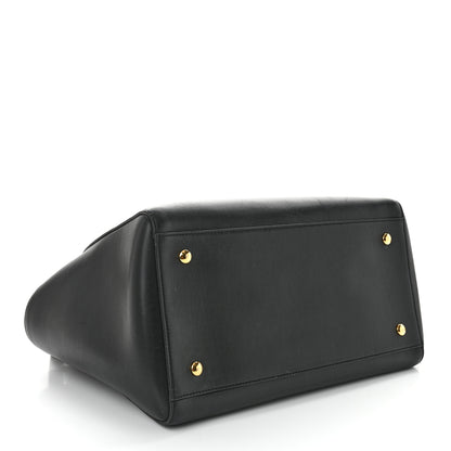 Versace Vitello Calfskin Signature Tote Black 4 of 9