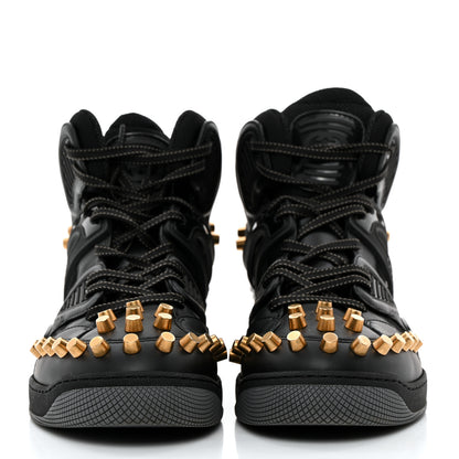 Gucci Demetra Studded Mens Basket High Top Sneakers 9.5 Black 2 of 9