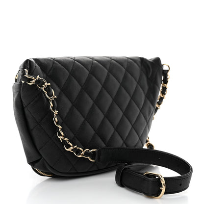 Chanel Caviar Quilted Business Affinity Waist Belt Bag Black 3 of 10