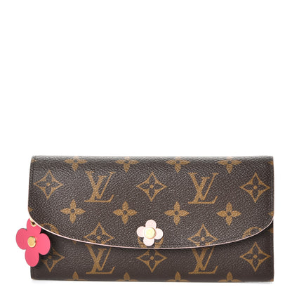 Louis Vuitton Monogram Bloom Flower Emilie Wallet 1 of 7