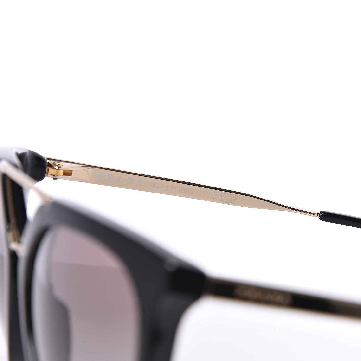 Prada Catwalk Sunglasses SPR 13Q Black 6 of 7