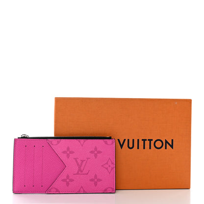 Louis Vuitton Taigarama Coin Card Holder Fuchsia 10 of 10
