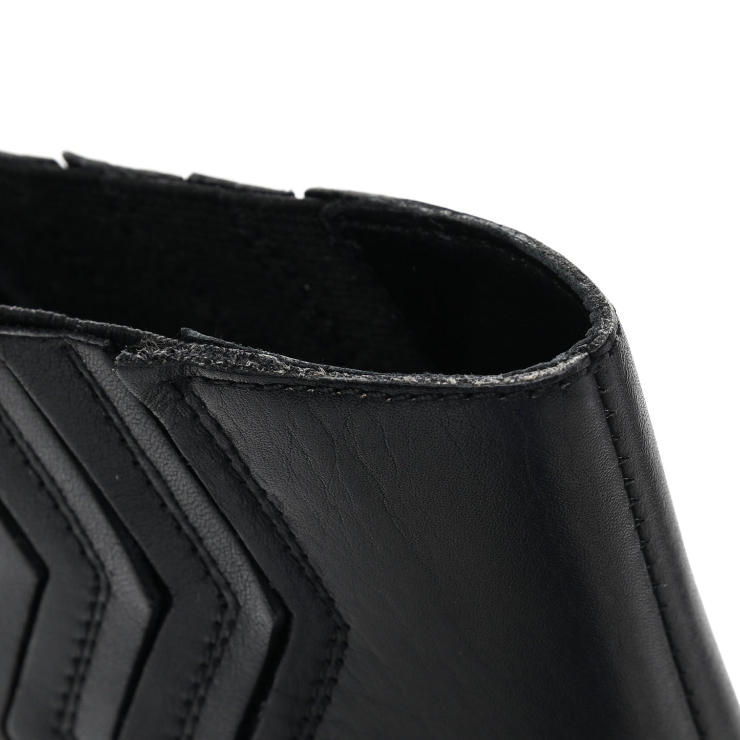 Calfskin Womens Vegas Ankle Boot 38 Black
