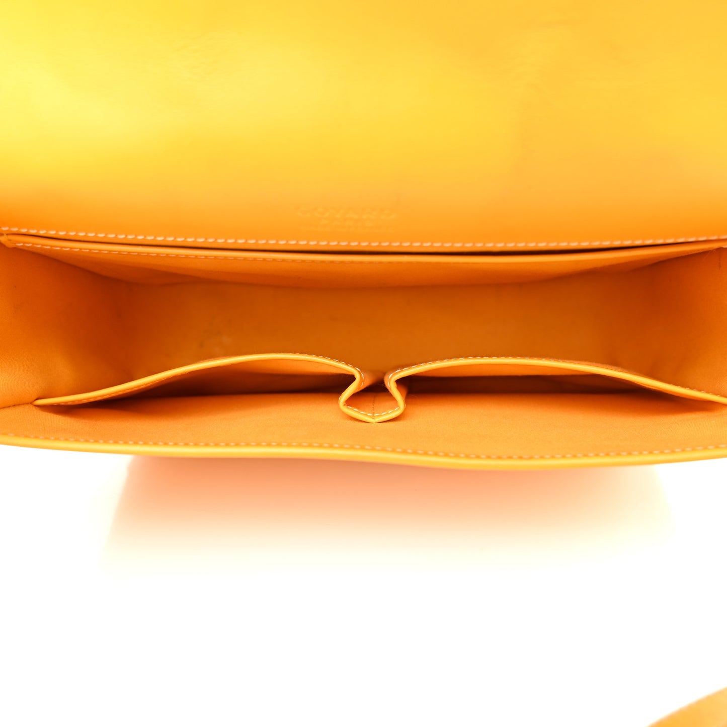 Goyardine Belvedere II MM Messenger Bag Yellow