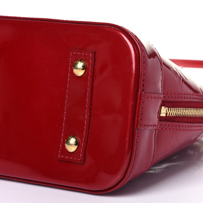 Louis Vuitton Vernis Alma BB Pomme D'Amour 8 of 11
