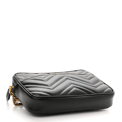 Gucci Calfskin Matelasse GG Marmont Multi-Use Mini Bag Black Perfect Pink Mystic White 6 of 13