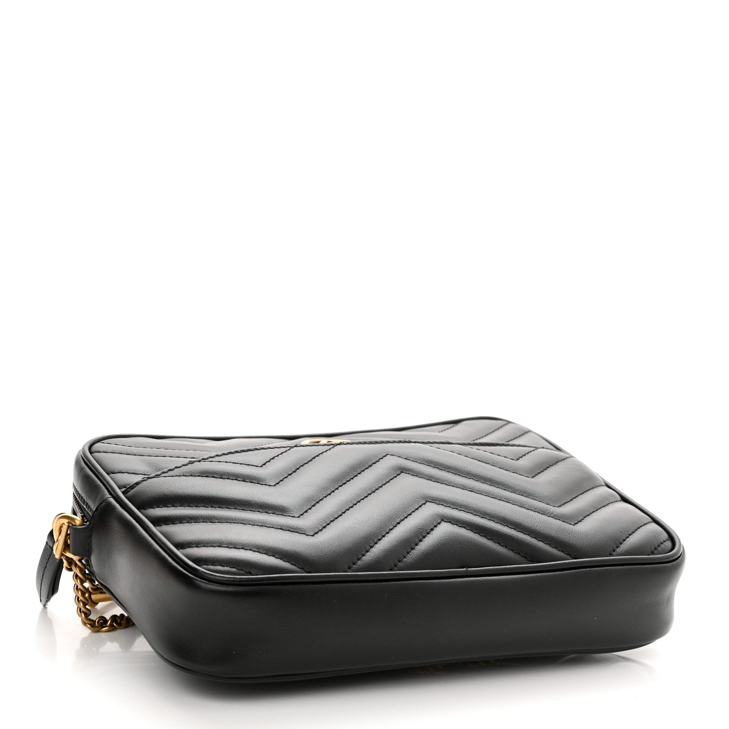 Gucci Calfskin Matelasse GG Marmont Multi-Use Mini Bag Black Perfect Pink Mystic White 6 of 13