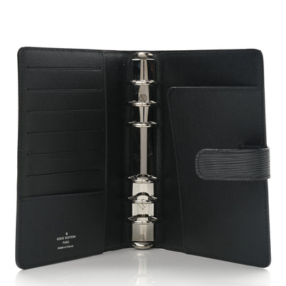 Louis Vuitton Epi Medium Ring Agenda Black 5 of 7