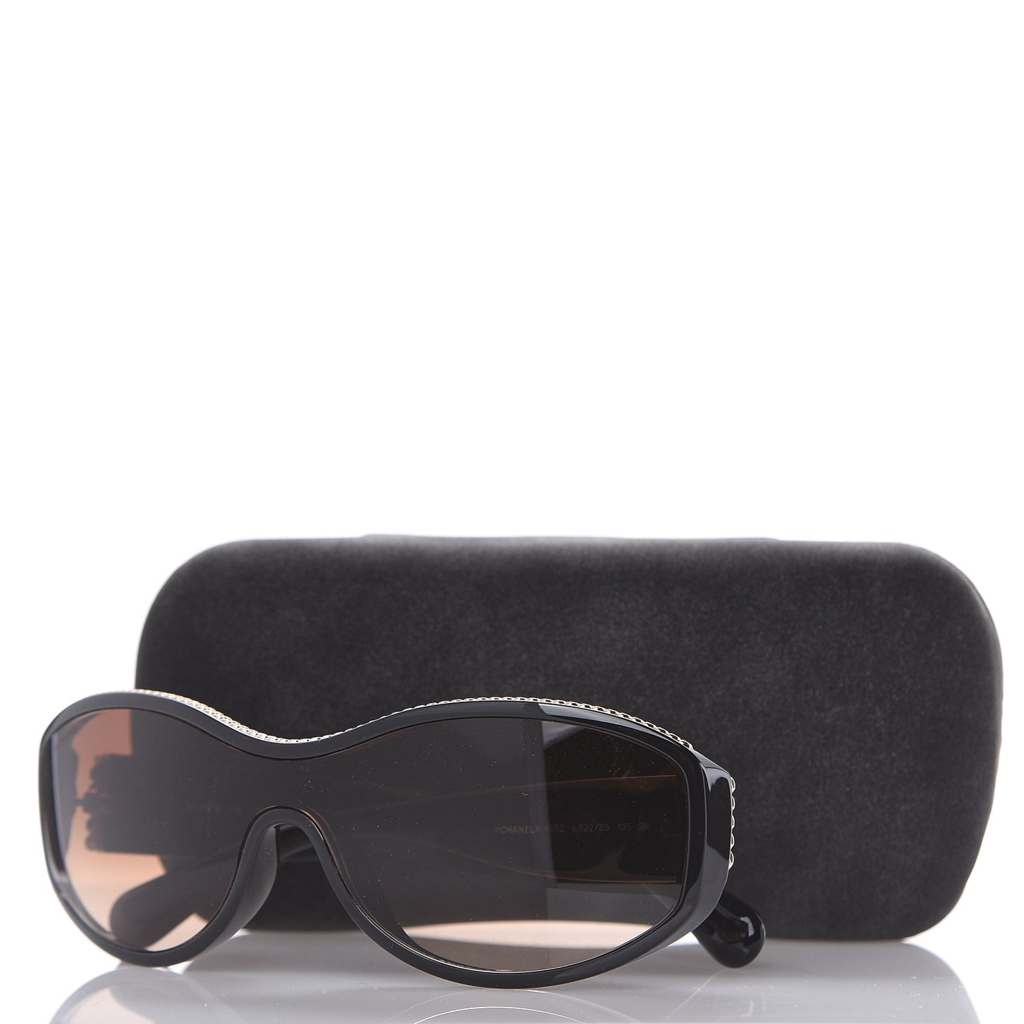 Shield Sunglasses 6052 Black Gold