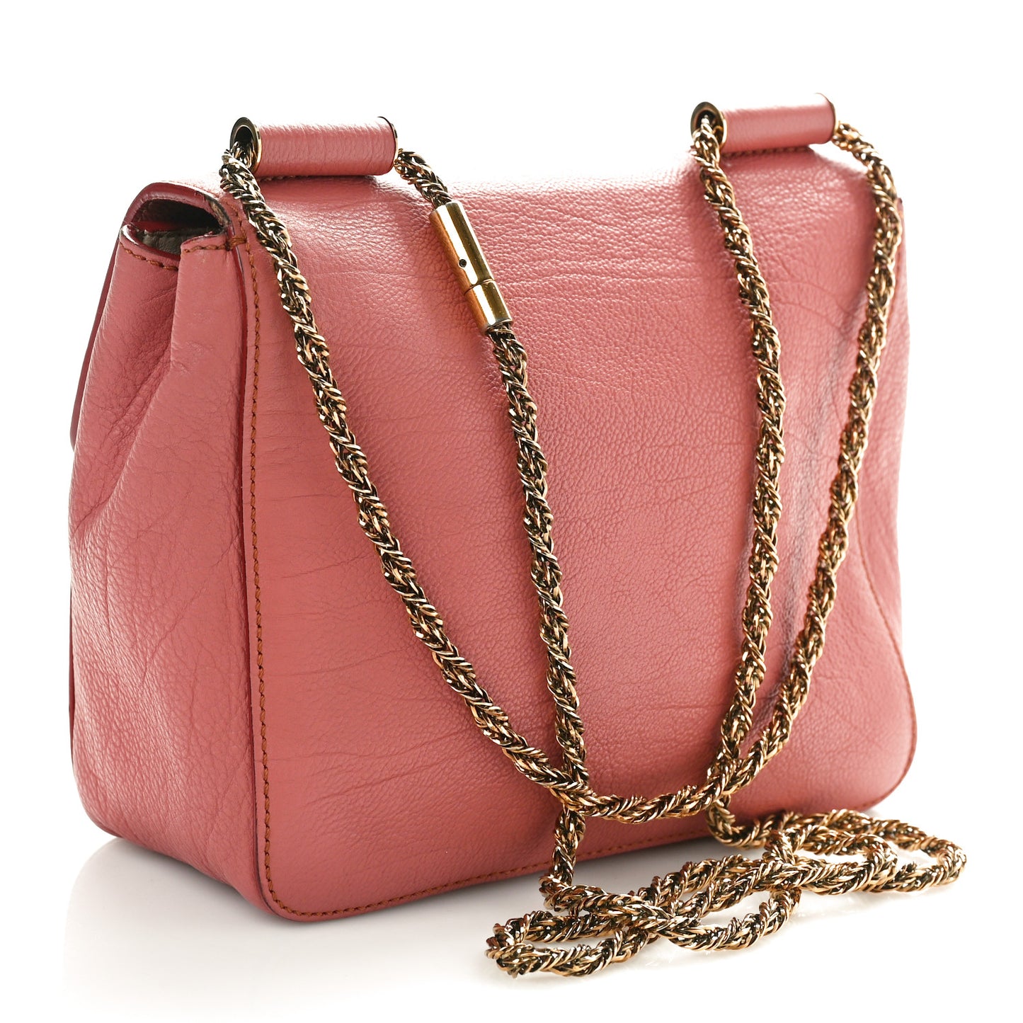 Goatskin Small Elsie Shoulder Bag Pink