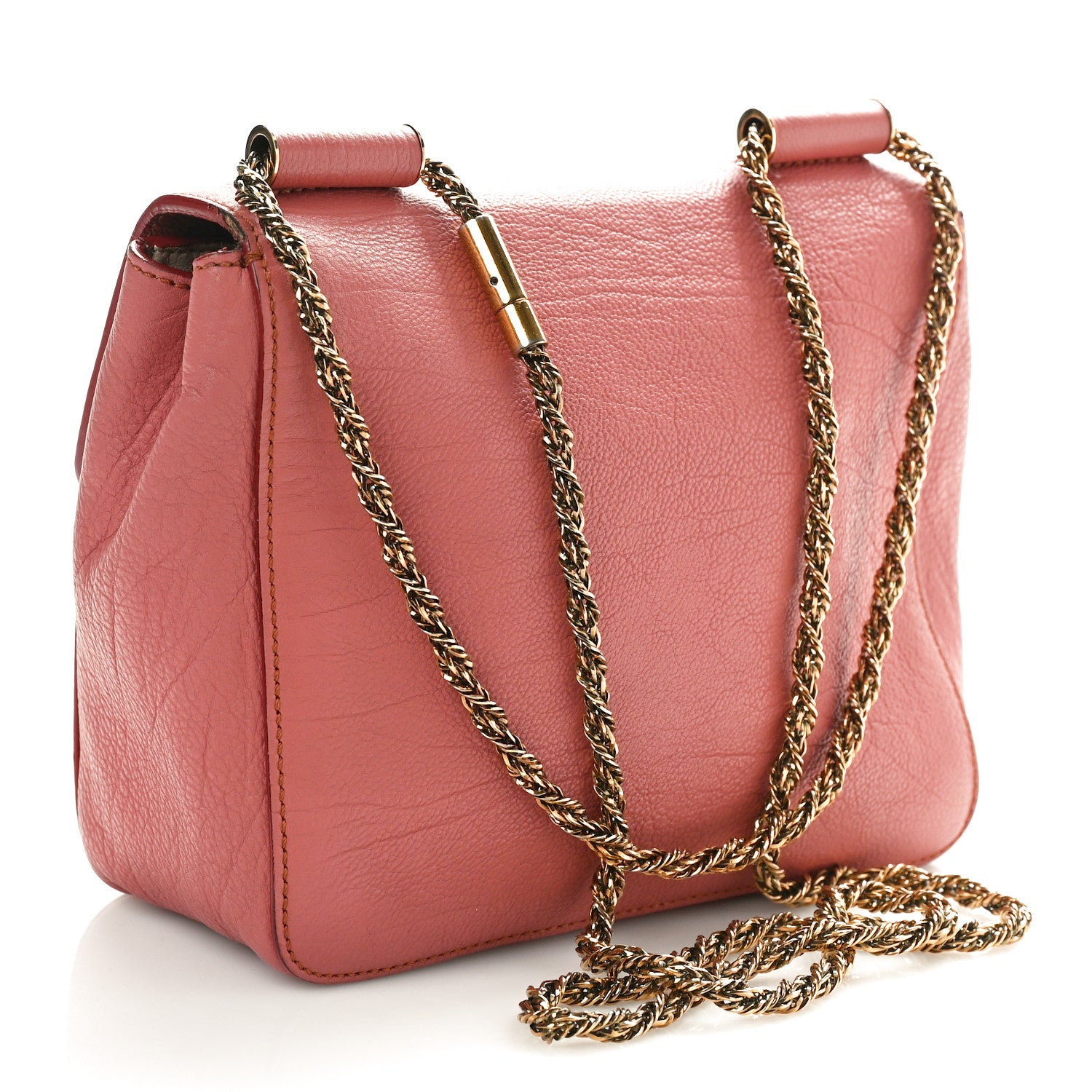 Chloe Goatskin Small Elsie Shoulder Bag Pink 2 of 12