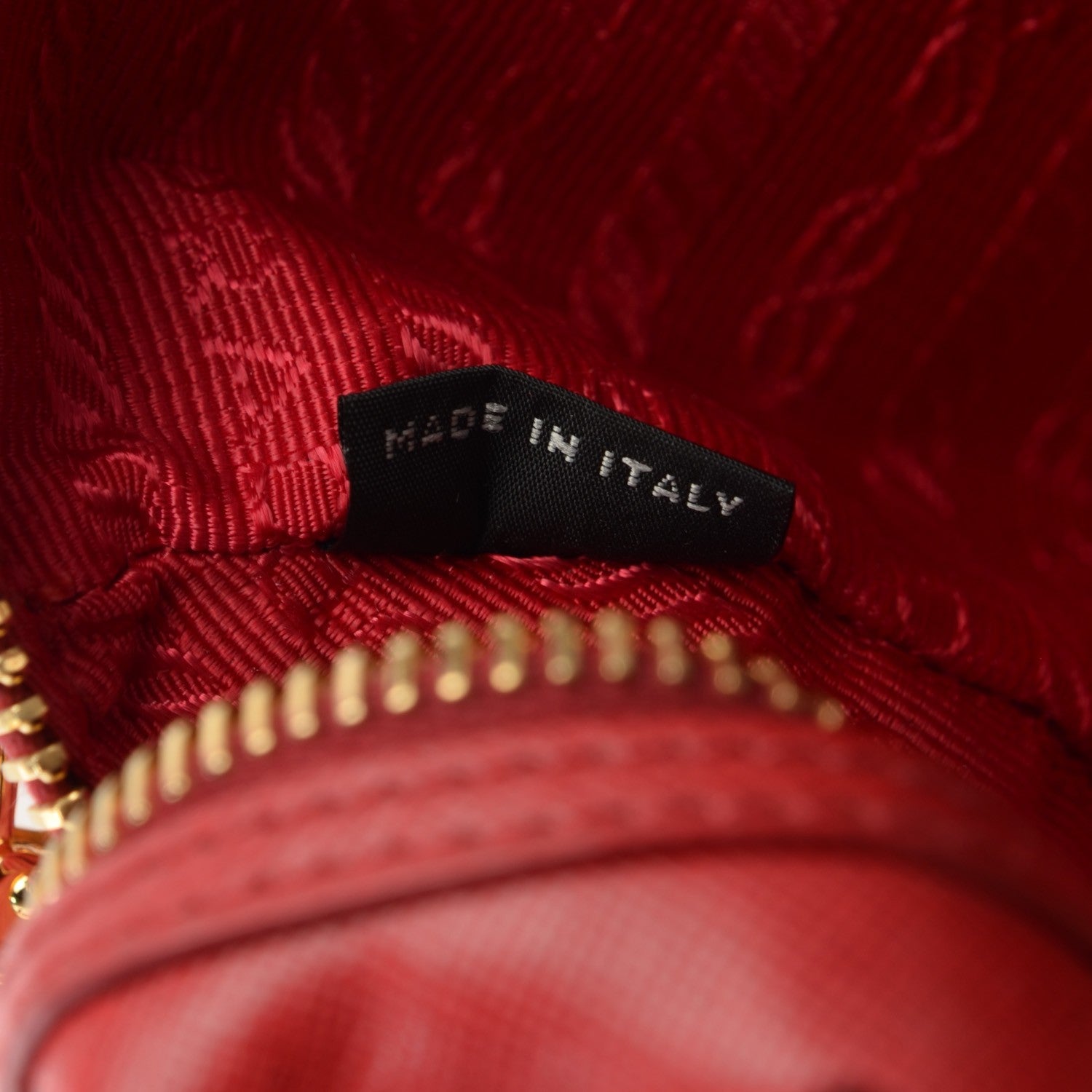 Prada Saffiano Lux Mini Convertible Bowler Fuoco 7 of 8