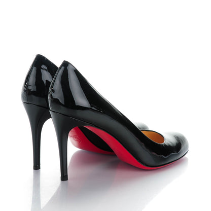 Christian Louboutin Patent Simple 85 Pumps 41.5 Black 4 of 7