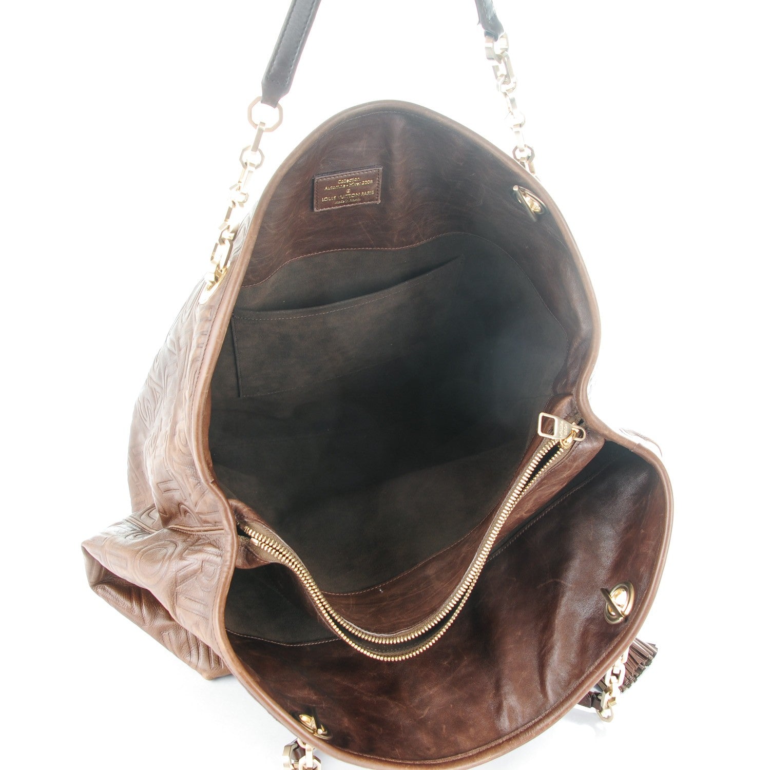 Louis Vuitton Monogram Paris Souple Whisper GM Chocolate 6 of 8