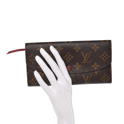 Louis Vuitton Monogram Emilie Wallet Red 2 of 13