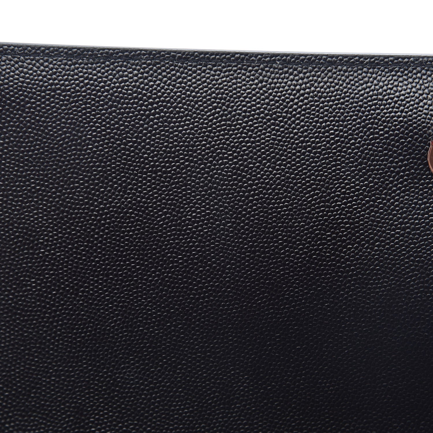Saint Laurent Grain De Poudre Large Classic Monogram Kate Satchel Black 8 of 11