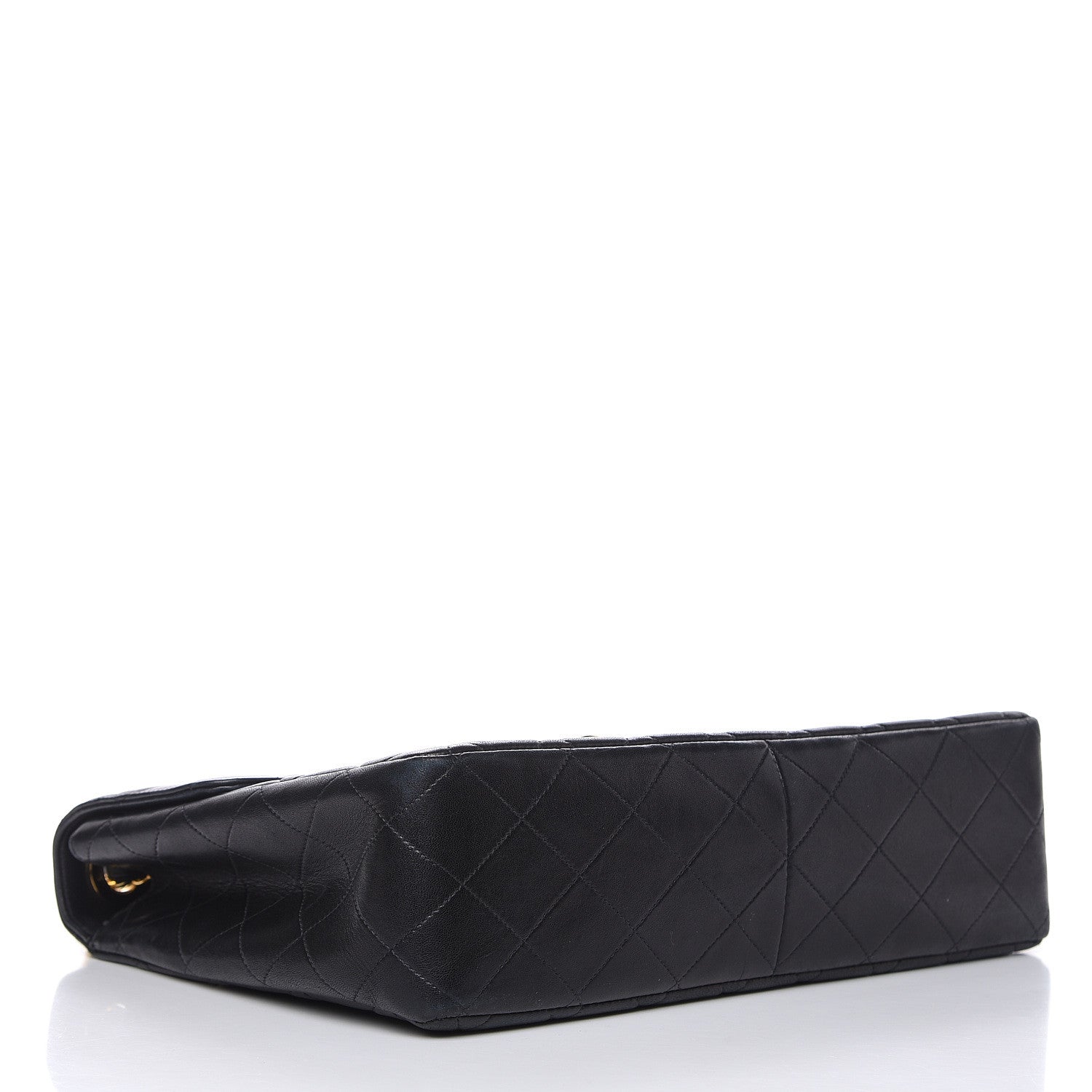Chanel Lambskin Quilted XL Jumbo Single Flap Black 4 of 18