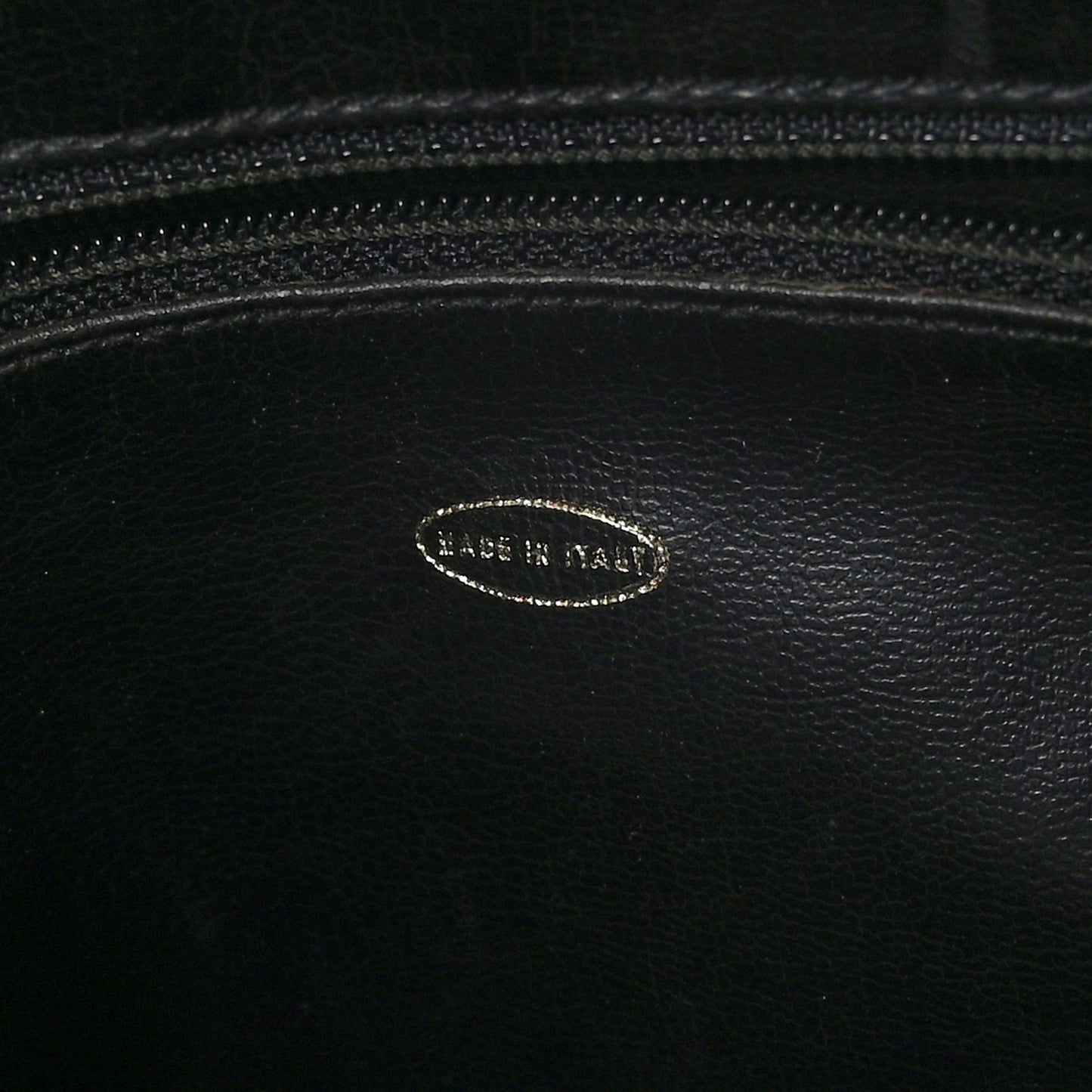 Patent CC Shoulder Bag Black