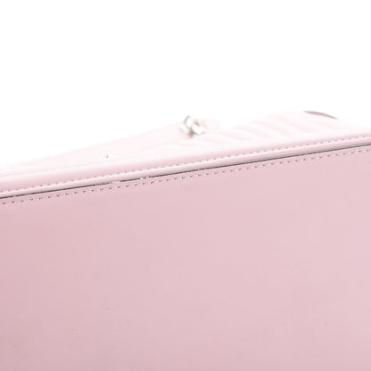 Fendi Shiny Nappa Trapuntata Small DotCom Click Chain Satchel Peonia 11 of 11