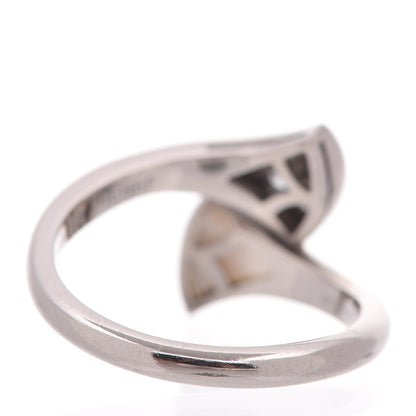 Bulgari 18K White Gold Diamond Mother of Pearl Dream Ring 4 of 6