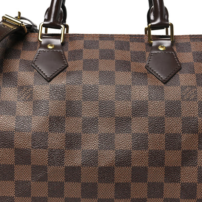 Louis Vuitton Damier Ebene Speedy Bandouliere 30 7 of 9