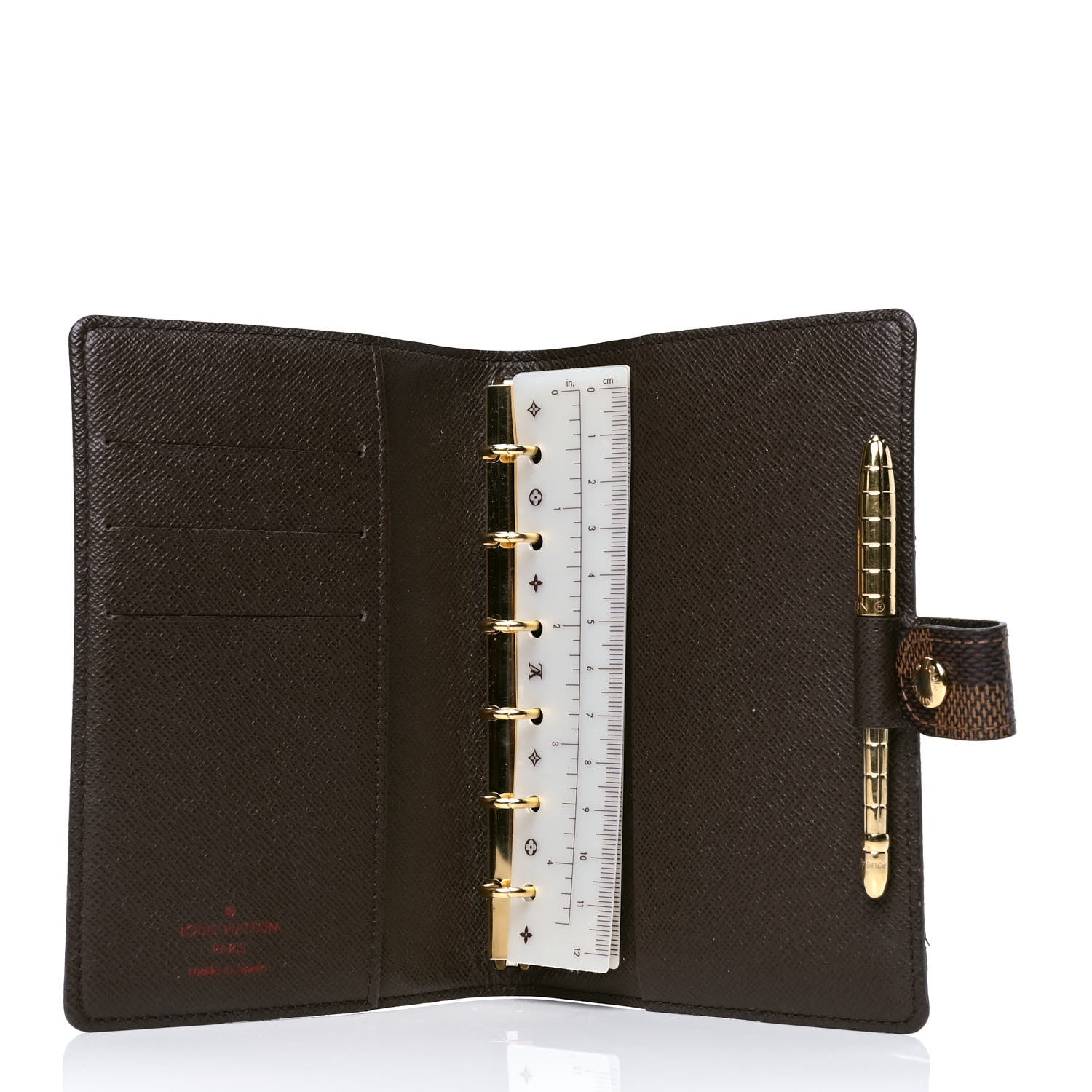 Louis Vuitton Damier Ebene Small Ring Agenda Cover 4 of 4