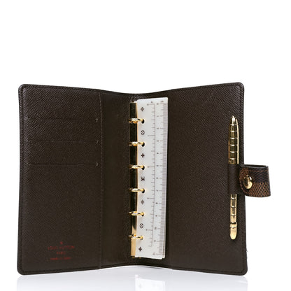 Louis Vuitton Damier Ebene Small Ring Agenda Cover 4 of 4