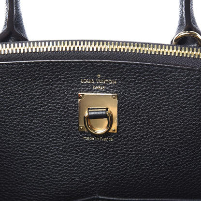 Louis Vuitton Calfskin City Steamer MM Kaki Black 5 of 8