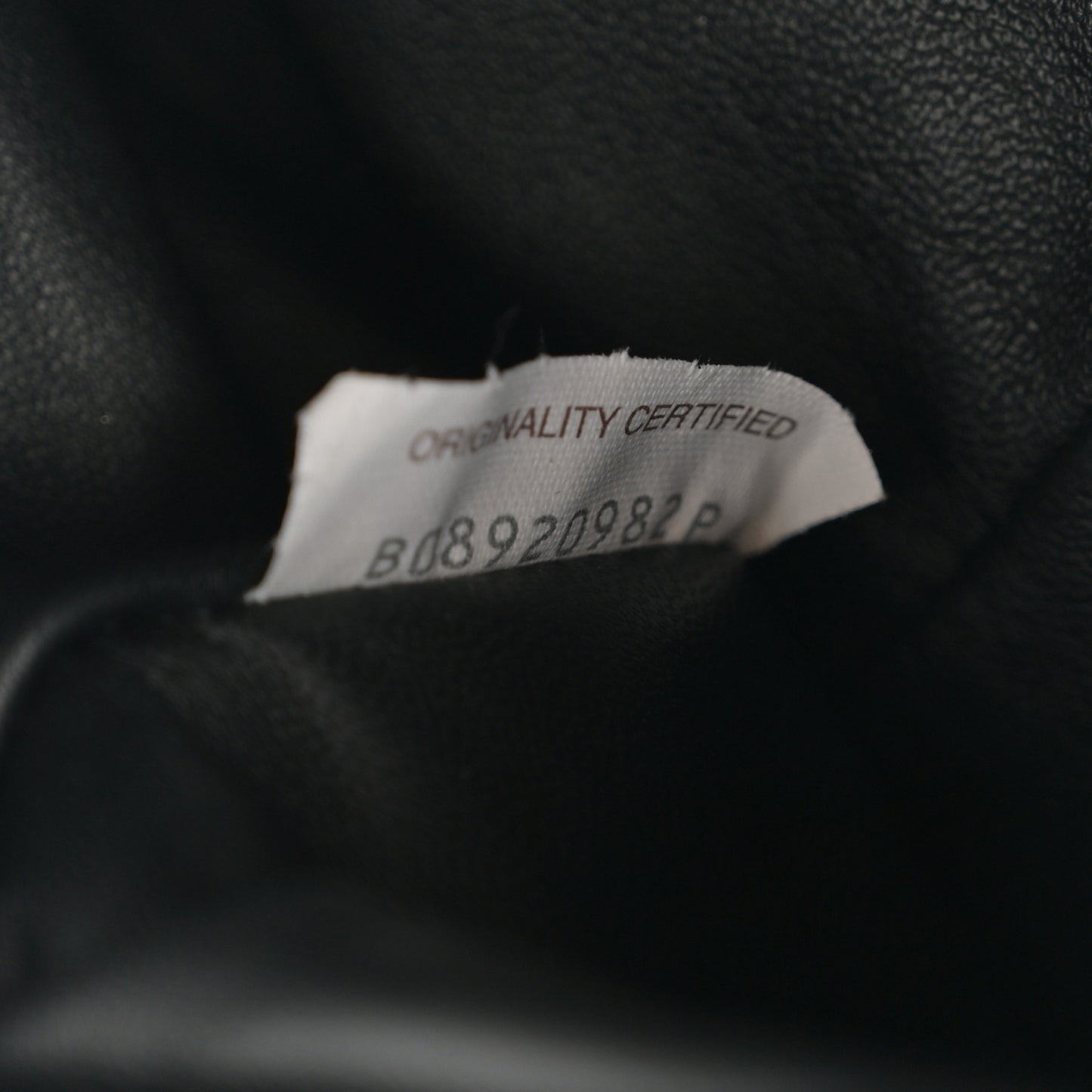 Nappa Zebra Print The Pouch Chain White Black